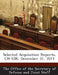 Selected Acquisition Reports, Ch-53k: December 31, 2011 by The Office of the Secretary of Defense a