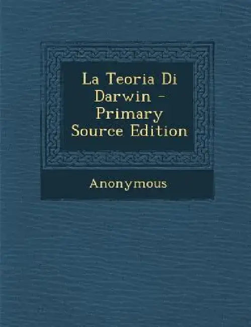 Teoria Di Darwin by Anonymous