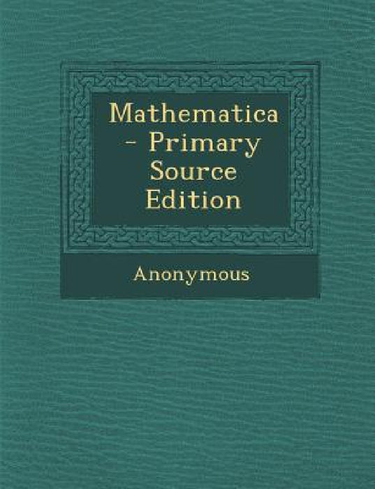 Mathematica by Anonymous