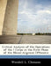 Critical Analysis of the Operations of the I Corps in the First Phase of the Meuse-Argonne Offensive by Wendell L. Clemson