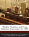 Weekly Weather and Crop Bulletin: September 12, 1995 by United States Department of Commerce U.
