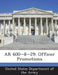 AR 600-8-29: Officer Promotions by United States Department of the Army