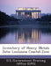 Inventory of Heavy Metals Data: Louisiana Coastal Zone by U. S. Government Printing Office (Gpo)