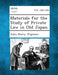 Materials for the Study of Private Law in Old Japan. by John Henry Wigmore