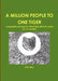 A Million People to One Tiger by Brian Riley