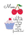 Notebook Cherry on top: Mon cherie, life is better with a cherry on top, you are my favorite one, Happy Notebook / Journal Gift: 120 Pages - 8.5 x 11 by Ally Foryou