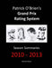 Patrick O'Brien's Grand Prix Rating System: Season Summaries 2010-2013 by Patrick O'Brien
