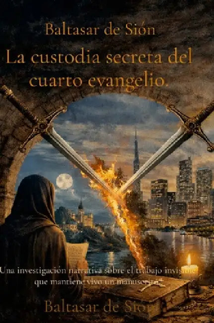 La custodia secreta del cuarto evangelio.: Una investigación narrativa sobre el trabajo invisible que mantiene vivo un manuscrito. by Baltasar de Sión