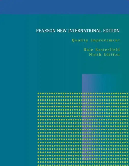 Quality Improvement by Dale Besterfield