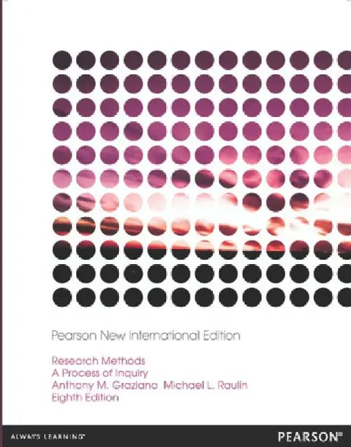 Research Methods: A Process of Inquiry by Anthony Graziano