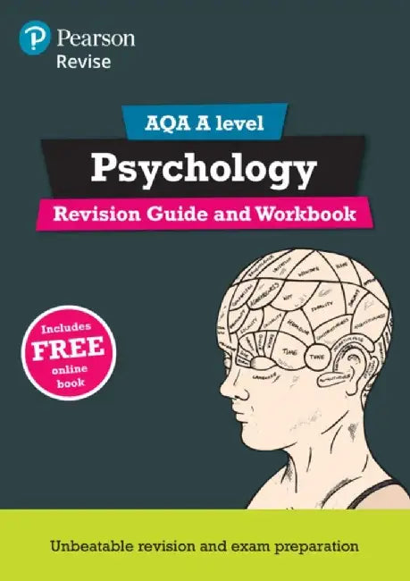 Pearson REVISE AQA A Level Psychology Revision Guide and Workbook inc online edition - 2025 and 2026 exams by Sarah Middleton