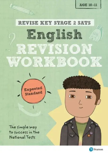 Pearson REVISE Key Stage 2 SATs English Revision Workbook - Expected Standard for the 2023 and 2024 exams by Giles Clare