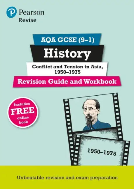 Pearson REVISE AQA GCSE History Conflict and tension in Asia, 1950-1975 Revision Guide and Workbook incl. online revision and quizzes - for 2025 and 2026 exams by Rob Bircher