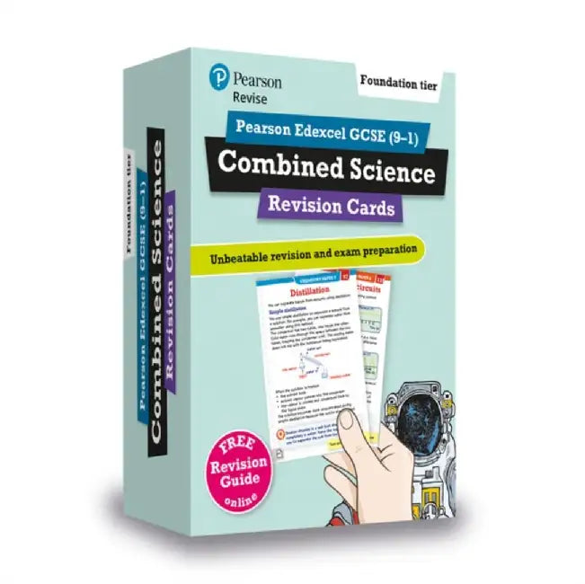 Pearson REVISE Edexcel GCSE Combined Science (Foundation): Revision Cards incl. online revision and quizzes - for 2025 and 2026 exams
