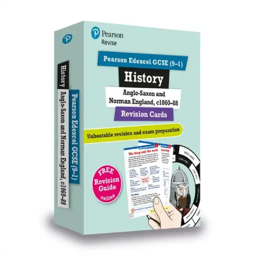 Pearson REVISE Edexcel GCSE History Anglo-Saxon and Norman England: Revision Cards incl. online revision and quizzes - for 2025 and 2026 exams by Rob Bircher