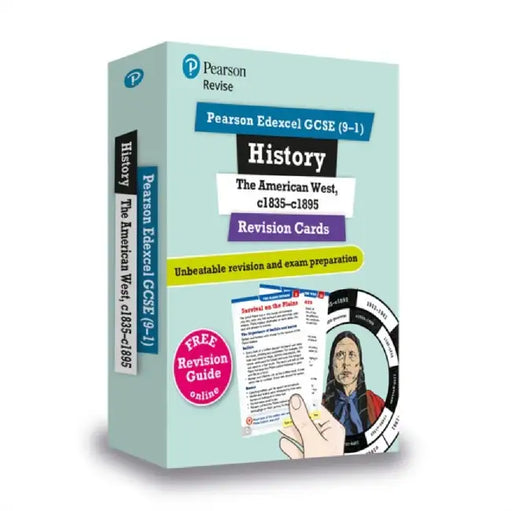 Pearson REVISE Edexcel GCSE History American West: Revision Cards incl. online revision and quizzes - for 2025 and 2026 exams by Rob Bircher