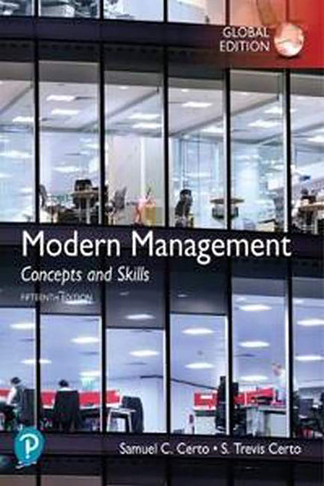 Modern Management: Concepts and Skills Global Edition