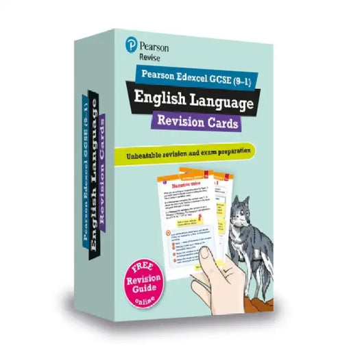 Pearson REVISE Edexcel GCSE English Language: Revision Cards Incl. online revision - for 2025, 2026 exams by Emma Clark