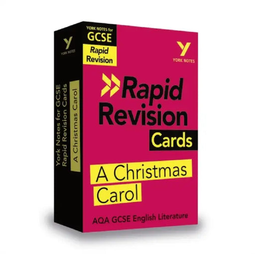 York Notes for AQA GCSE (9-1) Rapid Revision Cards: A Christmas Carol - catch up, revise and be ready for the 2025 and 2026 exams by Lyn Lockwood