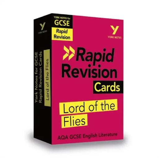 York Notes for AQA GCSE (9-1) Rapid Revision Cards: Lord of the Flies - catch up, revise and be ready for the 2025 and 2026 exams by Beth Kemp
