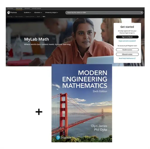 Modern Engineering Mathematics Global Edition  Mylab Math With Pearson Etext by Glyn James