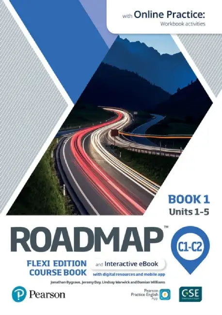 Roadmap C1-C2 Flexi Edition Course Book 1 with eBook and Online Practice Access by Jonathan Bygrave