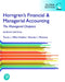 Horngren's Financial & Managerial Accounting, The Managerial Chapters, Global Edition by Tracie Miller-Nobles