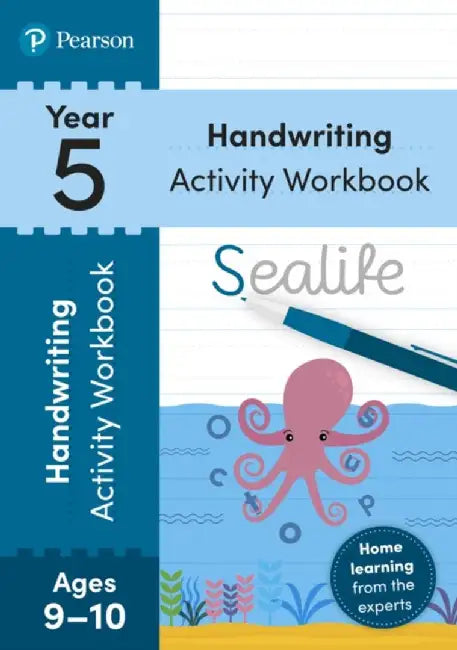 Pearson Learn at Home Handwriting Activity Workbook Year 5 by Sarah Loader
