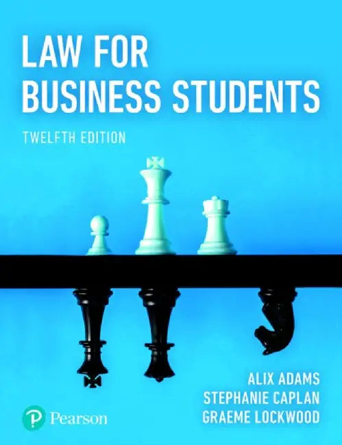 Law for Business Students by Alix Adams