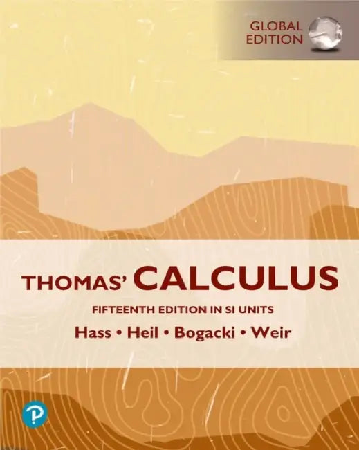 Thomas' Calculus, SI Units by Joel Hass