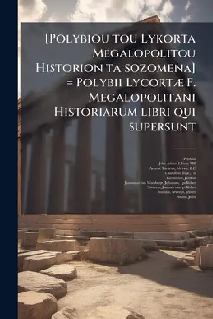 [Polybiou tou Lykorta Megalopolitou Historion ta sozomena] = Polybii Lycortæ F. Megalopolitani Historiarum libri qui supersunt: 3 by Polybius, John Adams Library (Boston Public Librar, Tacticus Aeneas