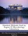 Standard Methods Used by Region IX Microbiology Laboratory by U S Environmental Protection Agency