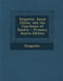 Etiquette, Social Ethics, and the Courtesies of Society - Primary Source Edition by Etiquette