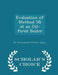 Evaluation of Method 5b at an Oil-Fired Boiler - Scholar's Choice Edition by U S Environmental Protection Agency