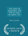 The State of Innocence, and Fall of Man: An Opera, Etc. - Scholar's Choice Edition by John Dryden