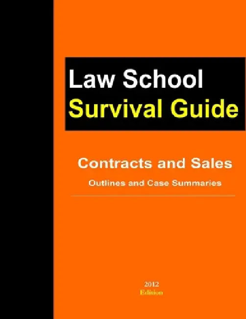 Contracts and Sales: Outlines and Case Summaries by J. Teller
