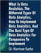 What Is Data Analytics, The Different Types Of Data Analytics, How To Implement Data Analytics, And The Best Type Of Data Analytics For Companies To I by Sachs, Harrison
