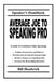 Average Joe to Speaking Pro by Bill Haubrich, Chris Peters