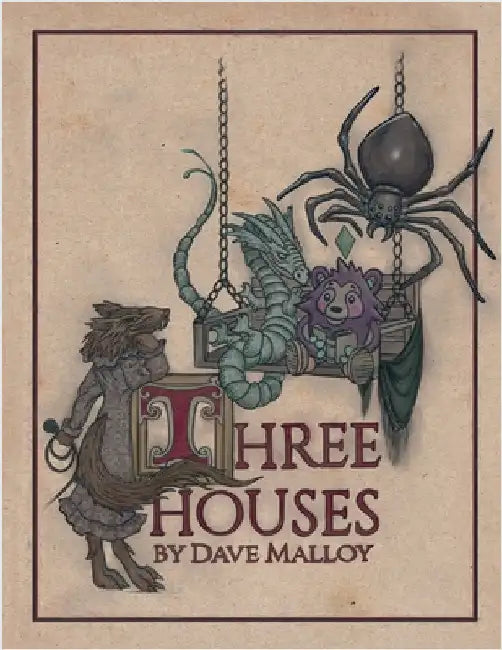 Three Houses by Malloy, Dave