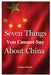 Seven Things You Cannot Say About China by Timmy Kenzie