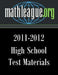 High School Test Materials 2011-2012 by Tim Sanders