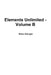 Elements Unlimited - Volume B by Brian Swingle