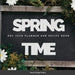Spring Time Any Year planner and Recipe Book by Stepro Design Project