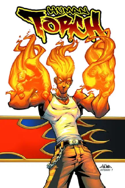 Human Torch: Burn by Karl Kesel