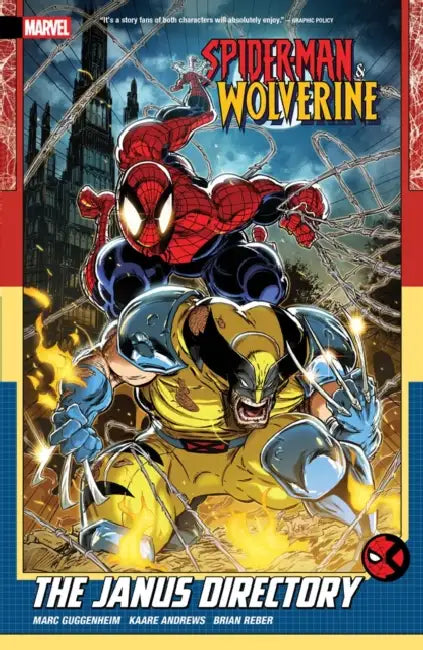 Spider-Man & Wolverine Vol. 1: The Janus Directory by Marc Guggenheim, Kaare Andrews, Kaare Andrews