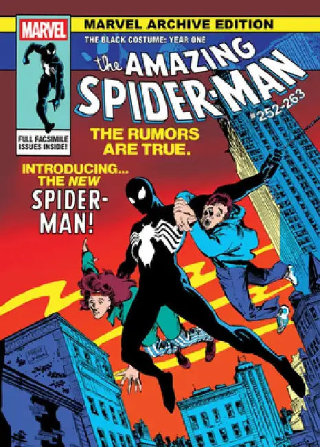 Marvel Archive Edition: Amazing Spider-Man - The Black Costume: Year One Gallery Edition Ron Frenz Original First Issue Cover by Tom Defalco