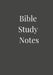 Bible Study Notes by Rocio Morales