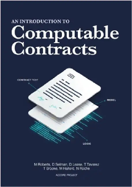 An Introduction to Computable Contracts by Roberts, Matt