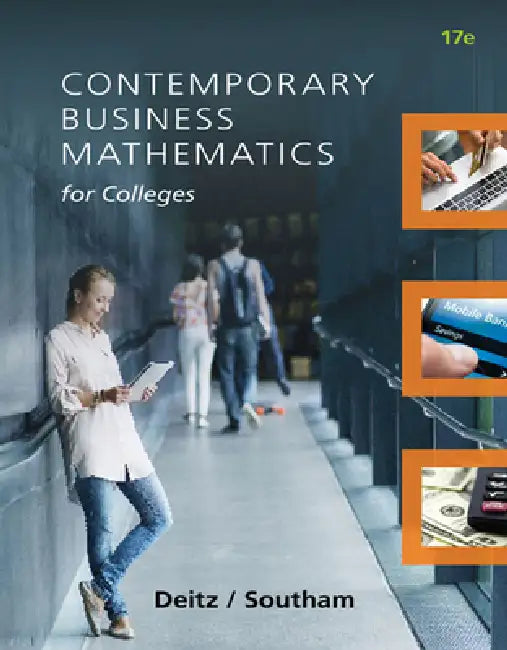 Contemporary Business Mathematics for Colleges by James Deitz, James Southam