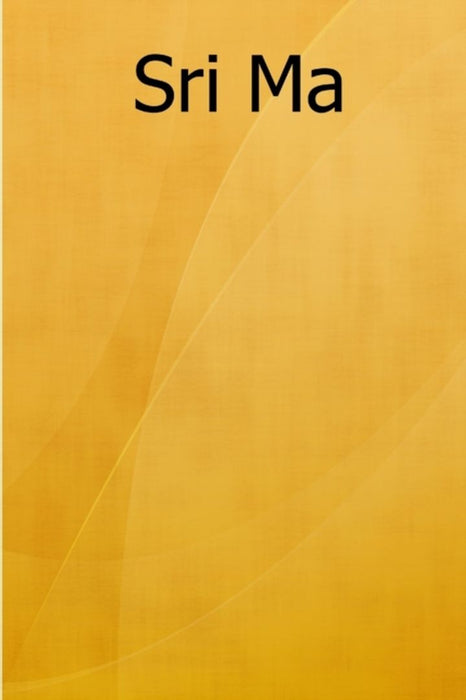 Sri Ma by Aparananda, Swami